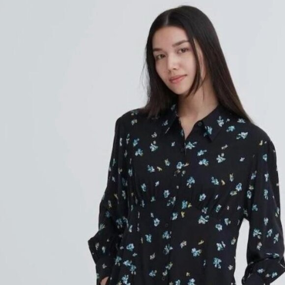Uniqlo Floral Dress - NWT - Picture 1 of 6